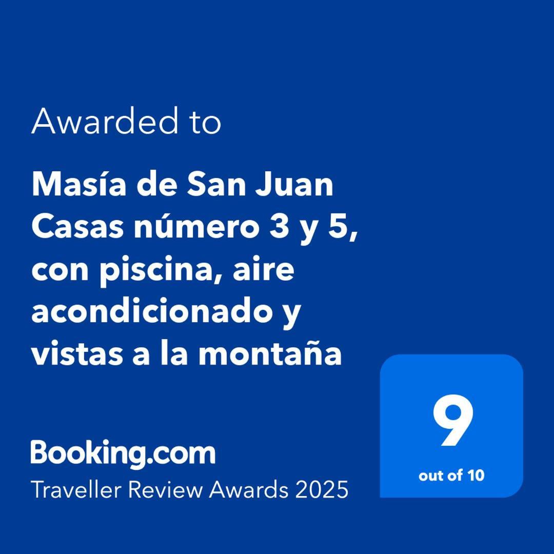 Masía de San Juan Casas Rurales con piscina y vistas a la montaña Segorbe Exterior foto